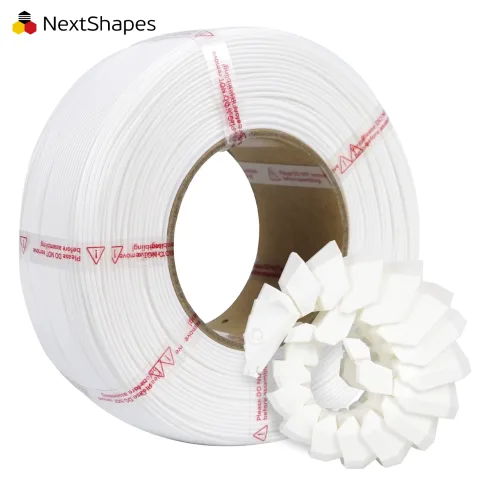 NextShapes 1kg PLA REFILL - Bílá