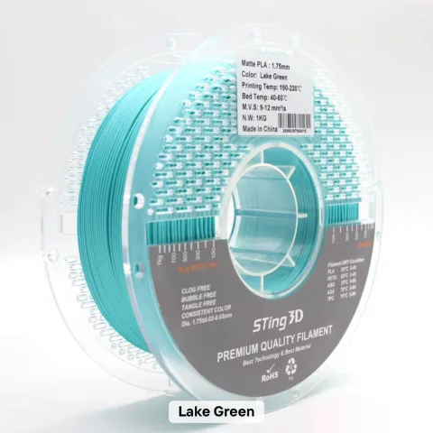 STing3D 1kg PLA MATTE - Jezerní modrá