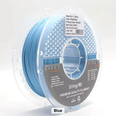 STing3D 1kg PLA MATTE - Modrá